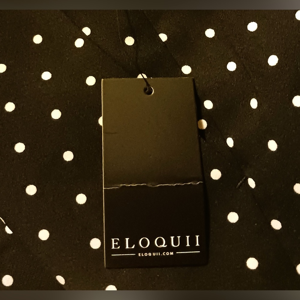 Eloquii Pants & Jumpsuits/Eloquii Women's Wide-leg Polka Dot Trouser - Picture 4 of 5